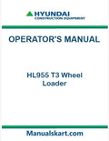 Hyundai HL955 T3 Wheel Loader Pdf Operator's Manual