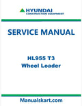 Hyundai HL955 T3 Wheel Loader Pdf Repair Service Manual
