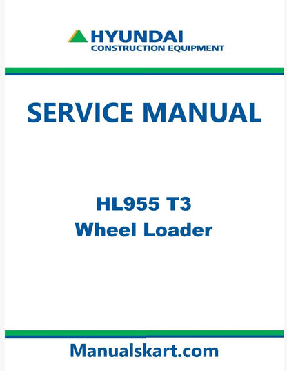 Hyundai HL955 T3 Wheel Loader Pdf Repair Service Manual