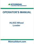 Hyundai HL955 Wheel Loader Pdf Operator's Manual