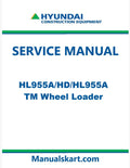 Hyundai HL955A/HD/HL955ATM Wheel Loader Pdf Repair Service Manual
