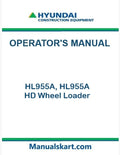 Hyundai HL955A, HL955A HD Wheel Loader Pdf Operator's Manual