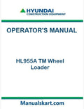 Hyundai HL955A TM Wheel Loader Pdf Operator's Manual
