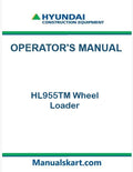 Hyundai HL955TM Wheel Loader Pdf Operator's Manual