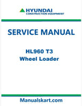 Hyundai HL960 T3 Wheel Loader Pdf Repair Service Manual