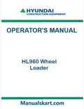 Hyundai HL960 Wheel Loader Pdf Operator's Manual