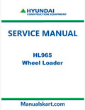 Hyundai HL965 Wheel Loader Pdf Repair Service Manual