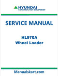 Hyundai HL970A Wheel Loader Pdf Repair Service Manual