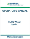 Hyundai HL975 Wheel Loader Pdf Operator's Manual