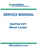 Hyundai HL975A CVT Wheel Loader Pdf Repair Service Manual