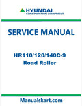 Hyundai HR110/120/140C-9 Road Roller Pdf Repair Service Manual