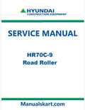 Hyundai HR70C-9 Road Roller Pdf Repair Service Manual