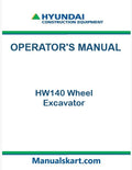 Hyundai HW140 Wheel Excavator Pdf Operator's Manual