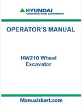 Hyundai HW210 Wheel Excavator Pdf Operator's Manual
