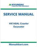 Hyundai HX140AL Crawler Excavator Pdf Repair Service Manual