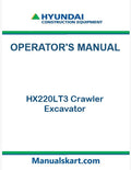 Hyundai HX220LT3 Crawler Excavator Pdf Operator's Manual