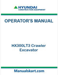 Hyundai HX300LT3 Crawler Excavator Pdf Operator's Manual
