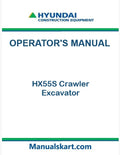 Hyundai HX55S Crawler Excavator Pdf Operator's Manual
