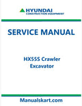 Hyundai HX55S Crawler Excavator Pdf Repair Service Manual