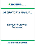 Hyundai R140LC-9 Crawler Excavator Pdf Operator's Manual