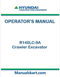 Hyundai R140LC-9A Crawler Excavator Pdf Operator's Manual