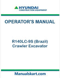 Hyundai R140LC-9S (Brazil) Crawler Excavator Pdf Operator's Manual
