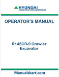 Hyundai R145CR-9 Crawler Excavator Pdf Operator's Manual
