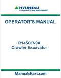 Hyundai R145CR-9A Crawler Excavator Pdf Operator's Manual