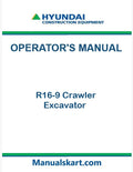 Hyundai R16-9 Crawler Excavator Pdf Operator's Manual