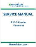Hyundai R16-9 Crawler Excavator Pdf Repair Service Manual