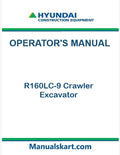 Hyundai R160LC-9 Crawler Excavator Pdf Operator's Manual