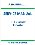 Hyundai R18-9 Crawler Excavator Pdf Repair Service Manual
