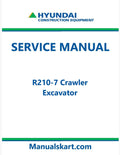 Hyundai R210-7 Crawler Excavator Pdf Repair Service Manual