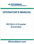 Hyundai R210LC-3 Crawler Excavator Pdf Operator's Manual