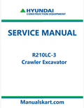 Hyundai R210LC-3 Crawler Excavator Pdf Repair Service Manual
