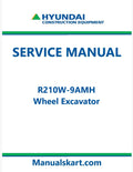 Hyundai R210W-9AMH Wheel Excavator Pdf Repair Service Manual
