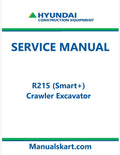 Hyundai R215 (Smart+) Crawler Excavator Pdf Repair Service Manual