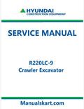 Hyundai R220LC-9 Crawler Excavator Pdf Repair Service Manual