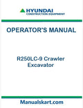 Hyundai R250LC-9 Crawler Excavator Pdf Operator's Manual