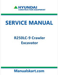 Hyundai R250LC-9 Crawler Excavator Pdf Repair Service Manual