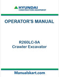 Hyundai R260LC-9A Crawler Excavator Pdf Operator's Manual