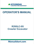 Hyundai R260LC-9S Crawler Excavator Pdf Operator's Manual