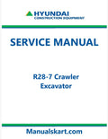 Hyundai R28-7 Crawler Excavator Pdf Repair Service Manual