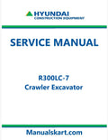 Hyundai R300LC-7 Crawler Excavator Pdf Repair Service Manual
