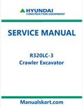 Hyundai R320LC-3 Crawler Excavator Pdf Repair Service Manual