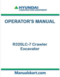 Hyundai R320LC-7 Crawler Excavator Pdf Operator's Manual