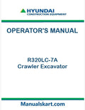 Hyundai R320LC-7A Crawler Excavator Pdf Operator's Manual