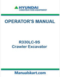 Hyundai R330LC-9S Crawler Excavator Pdf Operator's Manual
