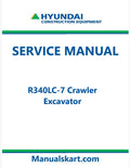 Hyundai R340LC-7 Crawler Excavator Pdf Repair Service Manual