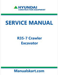 Hyundai R35-7 Crawler Excavator Pdf Repair Service Manual